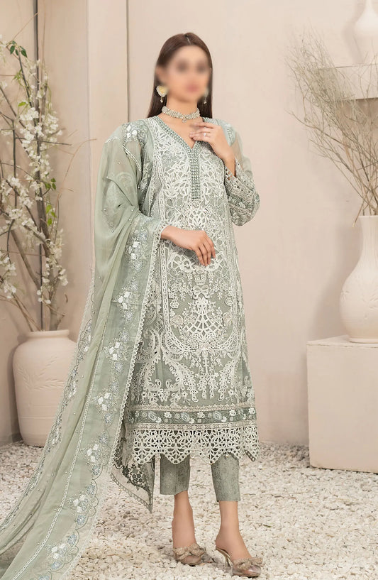 Dilaab - Fancy Organza Collection By Tawakkal Fabrics - D 1482