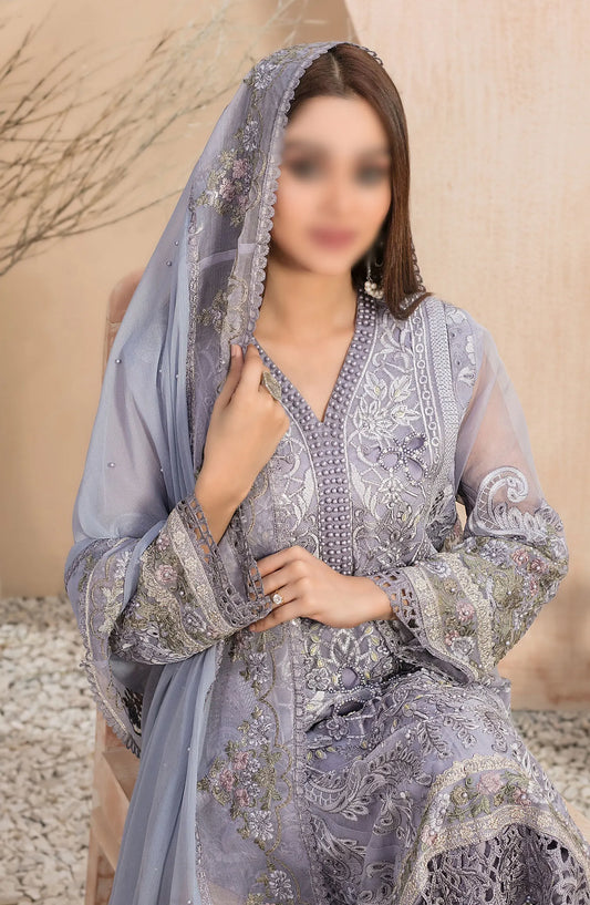 Dilaab - Fancy Organza Collection By Tawakkal Fabrics - D 1484