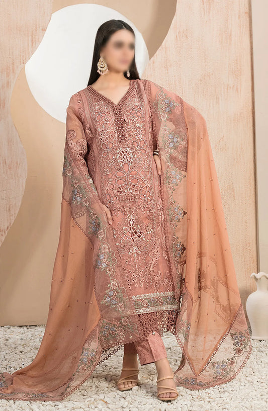 Dilaab - Fancy Organza Collection By Tawakkal Fabrics - D 1485