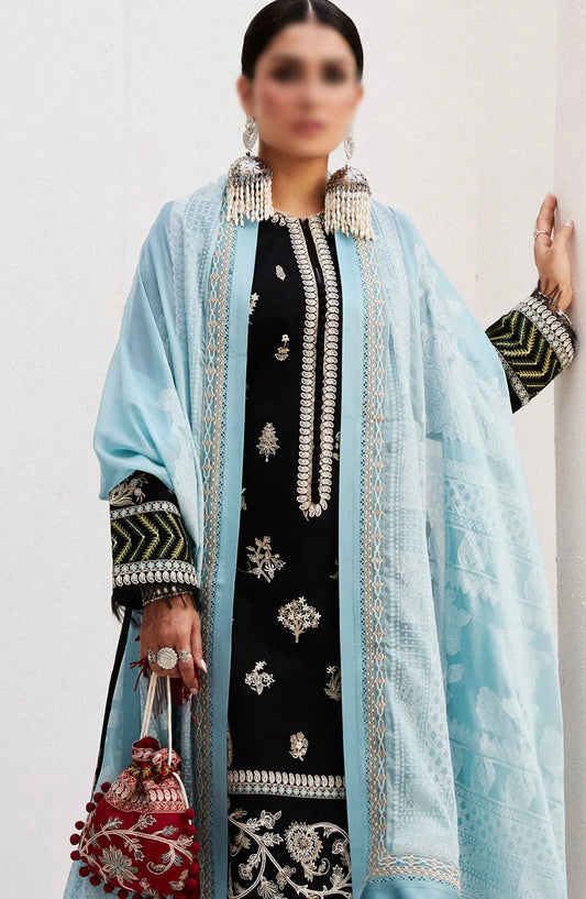 Zara ShahJahan Unstitched Lawn SS Collection 2024 - D 14 B MYRA