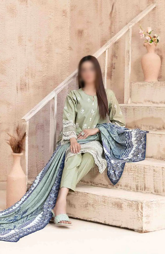 Ria - Stitched Schiffli Lawn Collection 2024 - D 1868