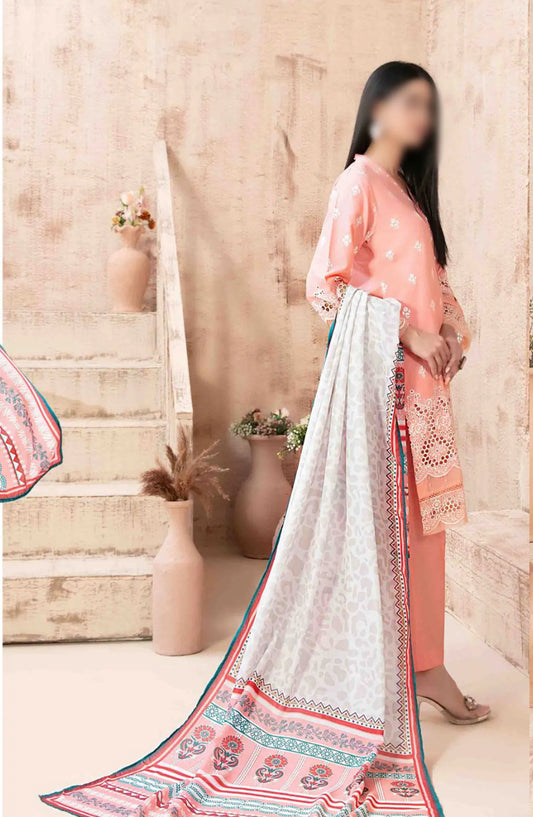 Ria - Stitched Schiffli Lawn Collection 2024 - D 1870