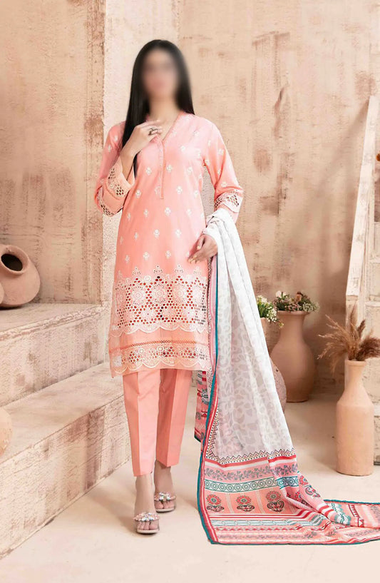 Ria - Stitched Schiffli Lawn Collection 2024 - D 1870