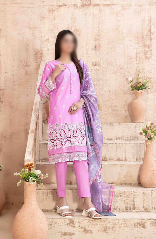 Ria - Stitched Schiffli Lawn Collection 2024 - D 1872