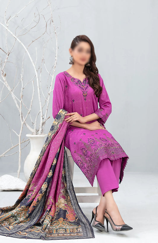 Neeshay - Laserkari Embroidered Jacquard Lawn Collection 2024 - D 2001