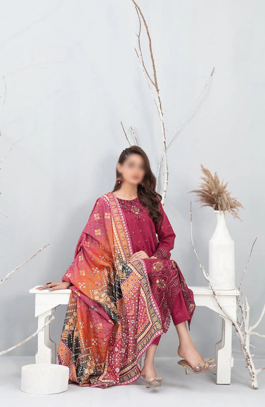 Neeshay - Laserkari Embroidered Jacquard Lawn Collection 2024 - D 2004