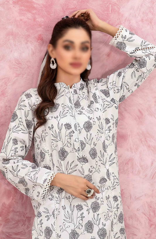 Shezlin - Stitched Digital Printed 2pcs Collection 2024 - D 2010