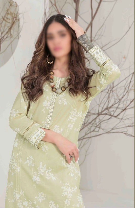 DIVANI VOL IV Stitched Digital Printed 2pcs Collection 2024 - D 2111