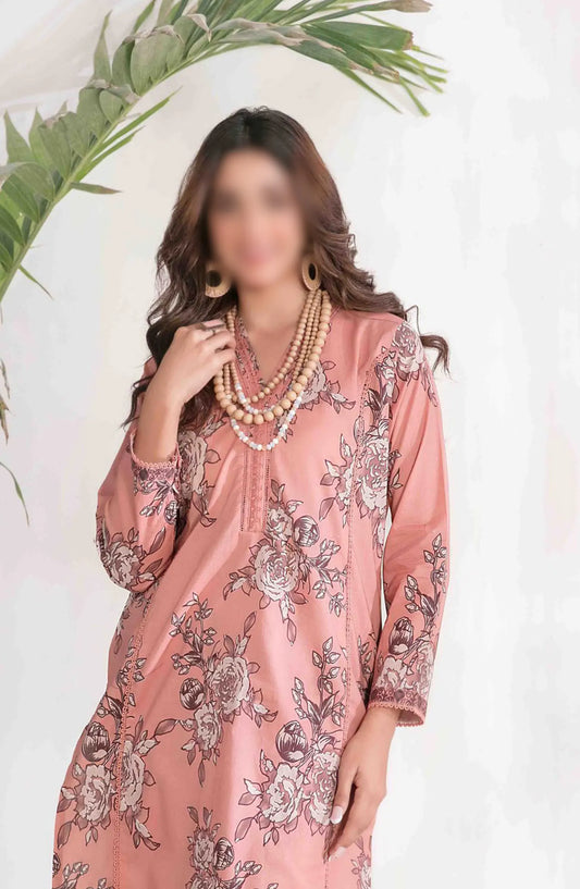 DIVANI VOL IV Stitched Digital Printed 2pcs Collection 2024 - D 2117