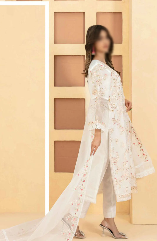 Taalea -Stitched Fancy Embroidered Organza Collection 2024 - D 2181