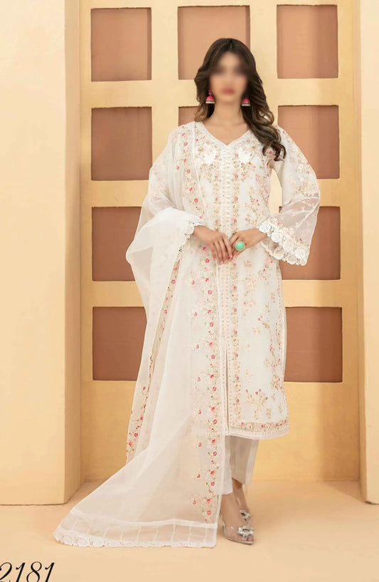 Taalea -Stitched Fancy Embroidered Organza Collection 2024 - D 2181