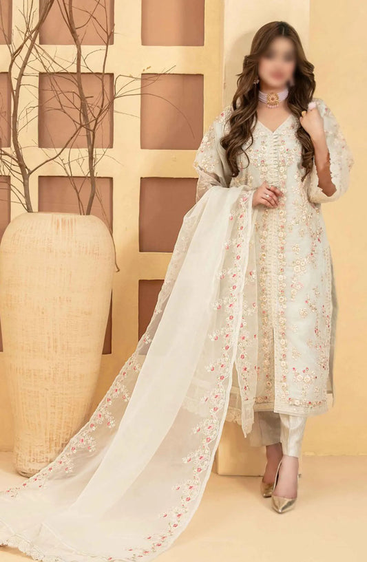 Taalea -Stitched Fancy Embroidered Organza Collection 2024 - D 2182