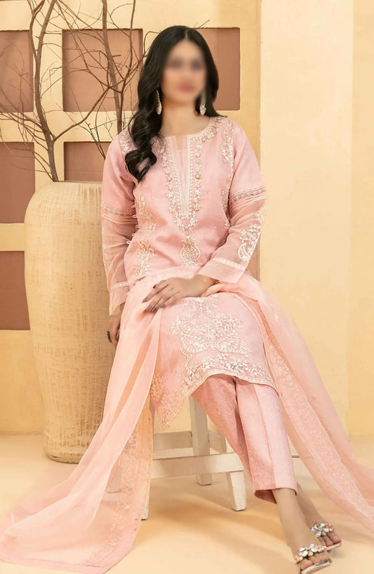 Taalea -Stitched Fancy Embroidered Organza Collection 2024 - D 2183