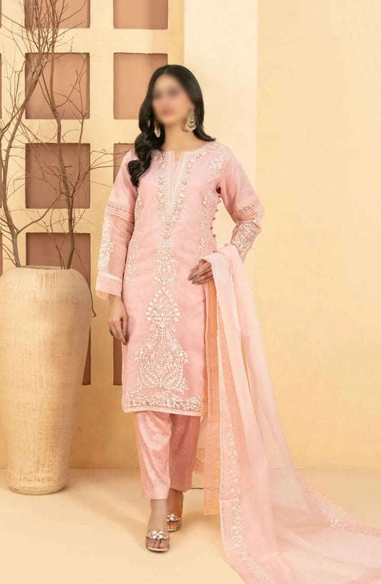 Taalea -Stitched Fancy Embroidered Organza Collection 2024 - D 2183