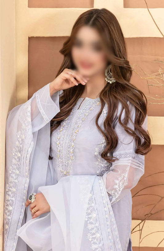 Taalea -Stitched Fancy Embroidered Organza Collection 2024 - D 2184