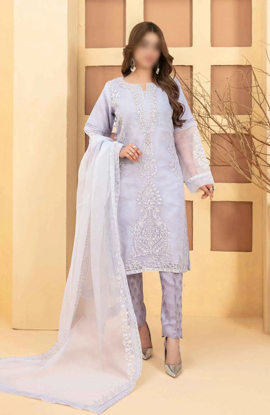 Taalea -Stitched Fancy Embroidered Organza Collection 2024 - D 2184