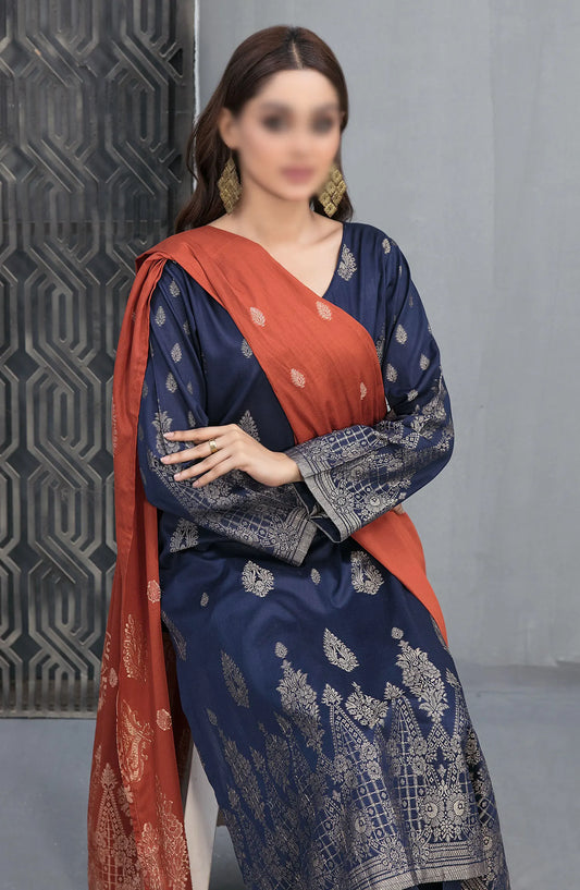 Safana Lawn Broshia Banarsi 3-piece Collection 2024 - D 2218