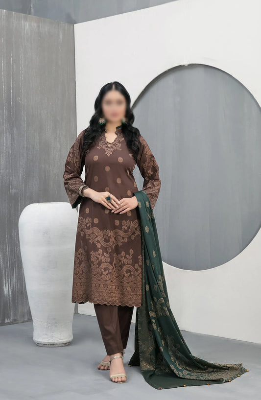 Safana Lawn Broshia Banarsi 3-piece Collection 2024 - D 2220