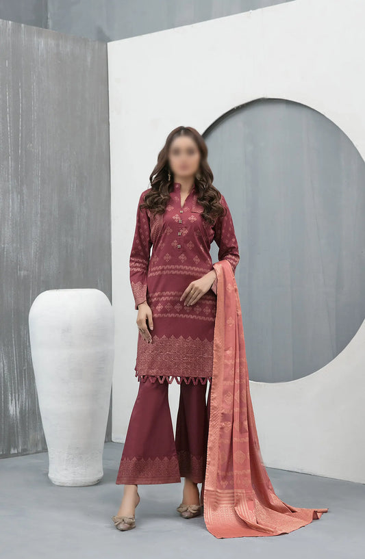 Safana Lawn Broshia Banarsi 3-piece Collection 2024 - D 2223