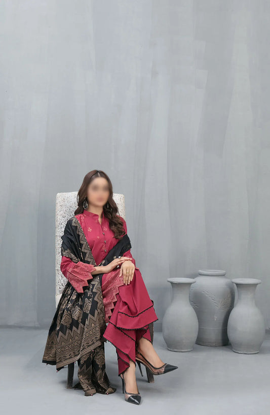 Safana Lawn Broshia Banarsi 3-piece Collection 2024 - D 2226