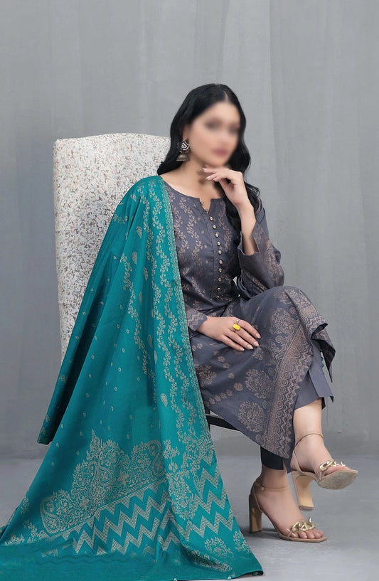 Safana Lawn Broshia Banarsi 3-piece Collection 2024 - D 2227