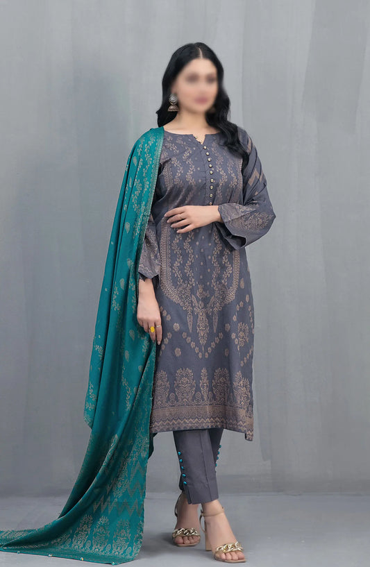 Safana Lawn Broshia Banarsi 3-piece Collection 2024 - D 2227