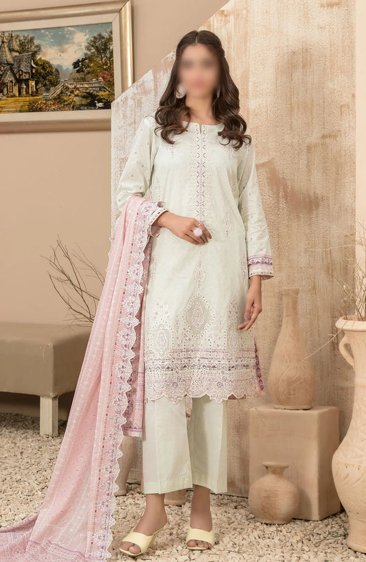 Farideh - Embroidered Digital Printed Lawn Collection 2024 - D 2593