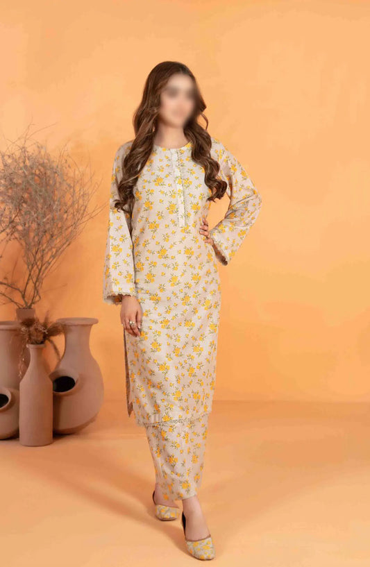 Amsal - Stitched Digital Printed 2pcs Collection with Khussa - D 2752