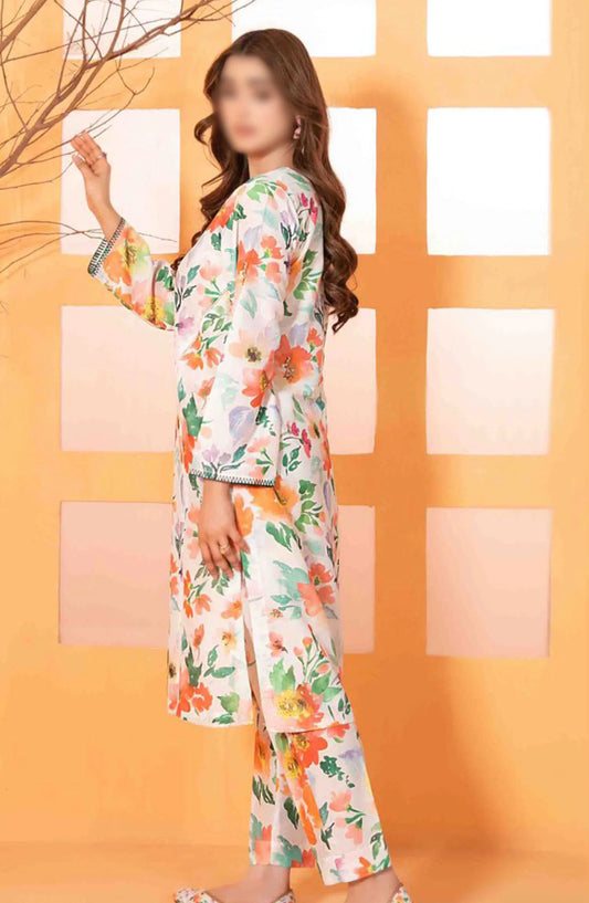 Amsal - Stitched Digital Printed 2pcs Collection with Khussa - D 2757