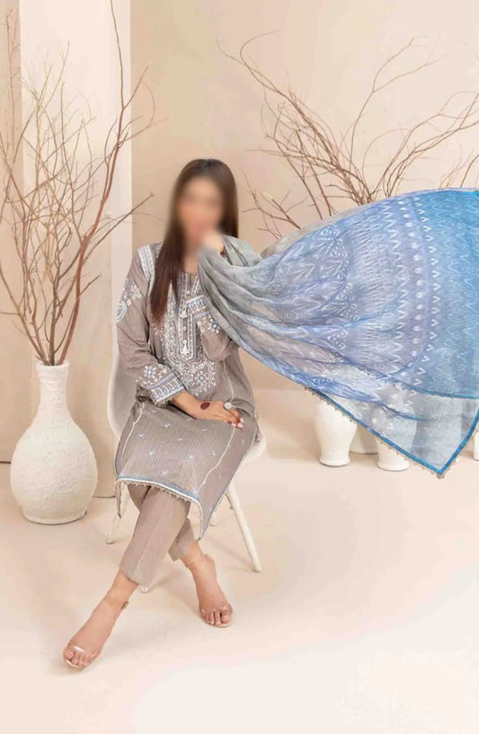 Mahlaa VOL II - Stitched Embroidered Lawn Collection - D 2790