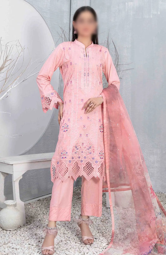 Mazal - Embroidered Slub Lawn with Fancy Dupatta Collection - D 2903