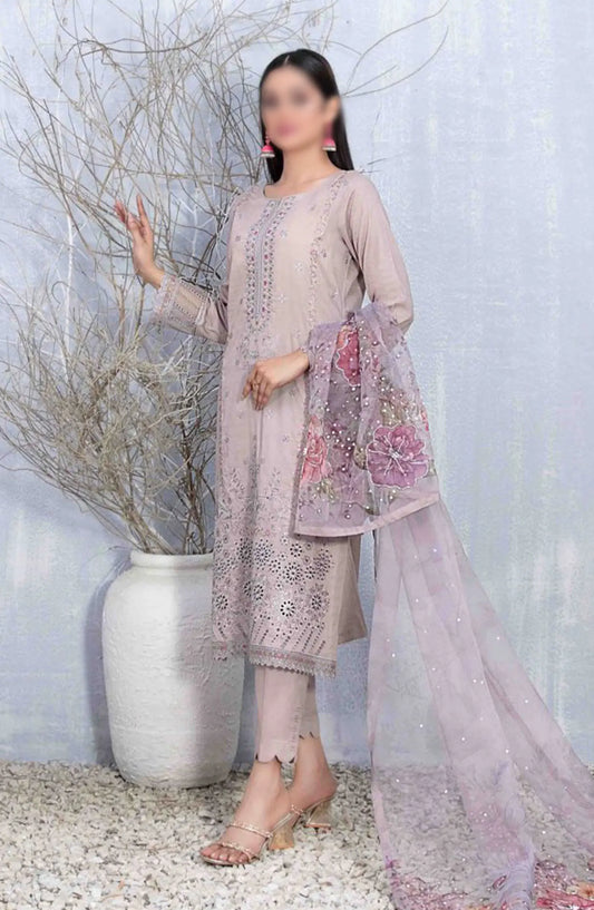 Mazal - Embroidered Slub Lawn with Fancy Dupatta Collection - D 2908