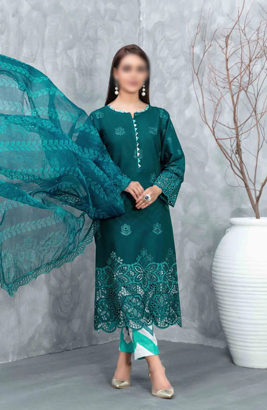 Samar - Schiffli Embroidered Lawn Collection - D 2927