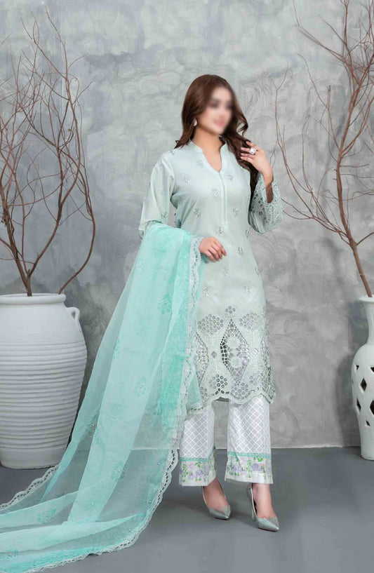Samar - Schiffli Embroidered Lawn Collection - D 2929