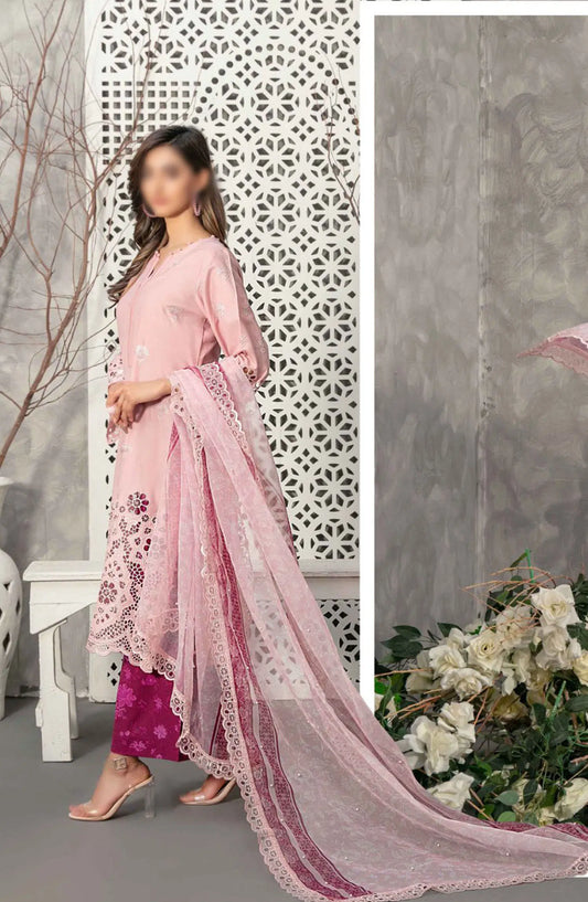 Samar - Schiffli Embroidered Lawn Collection - D 2932