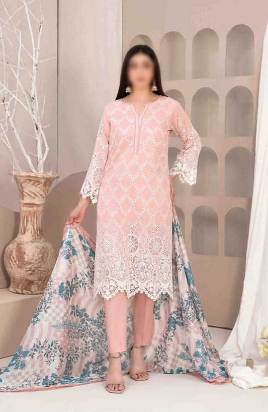 Mehri - Stitched Embroidered Lawn Collection Vol 01 - D 3069