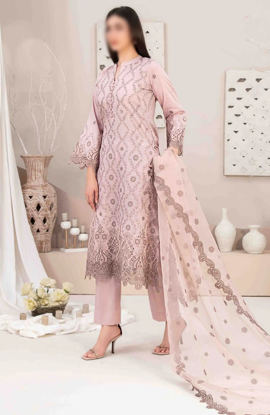 Mehri - Stitched Embroidered Lawn Collection Vol 02 - D 3072