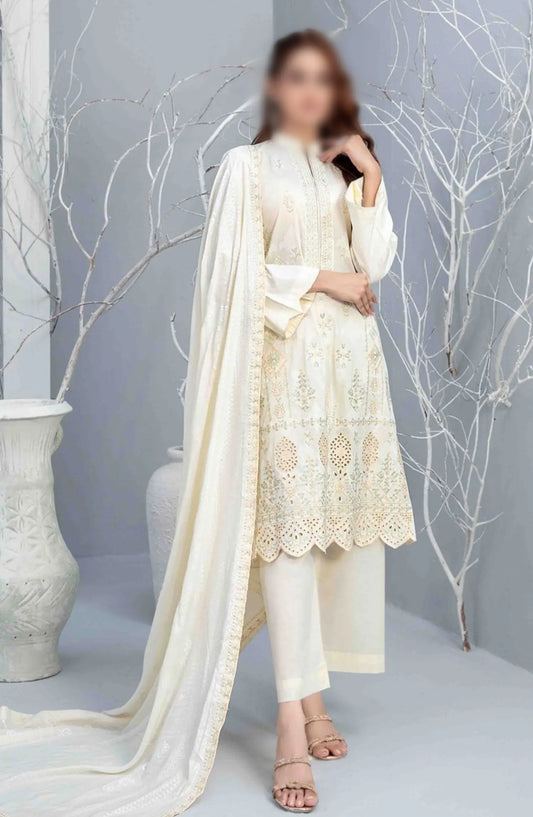 Gulshanara Vol V - Embroidered Lawn Banarsi Collection - D 3128