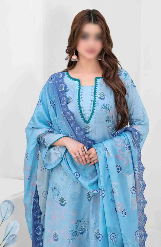 Penina - Embroidered Digital Printed Lawn Collection - D 3156