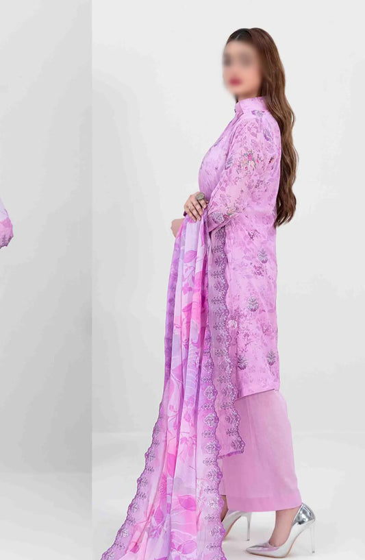 Penina - Embroidered Digital Printed Lawn Collection - D 3159