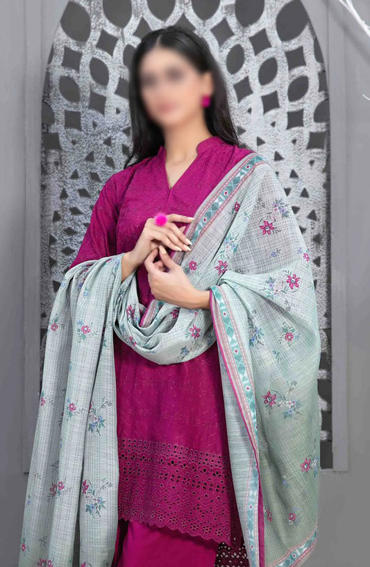 Leeba - Schiffli Embroidered Lawn Collection 2024 - D 3204