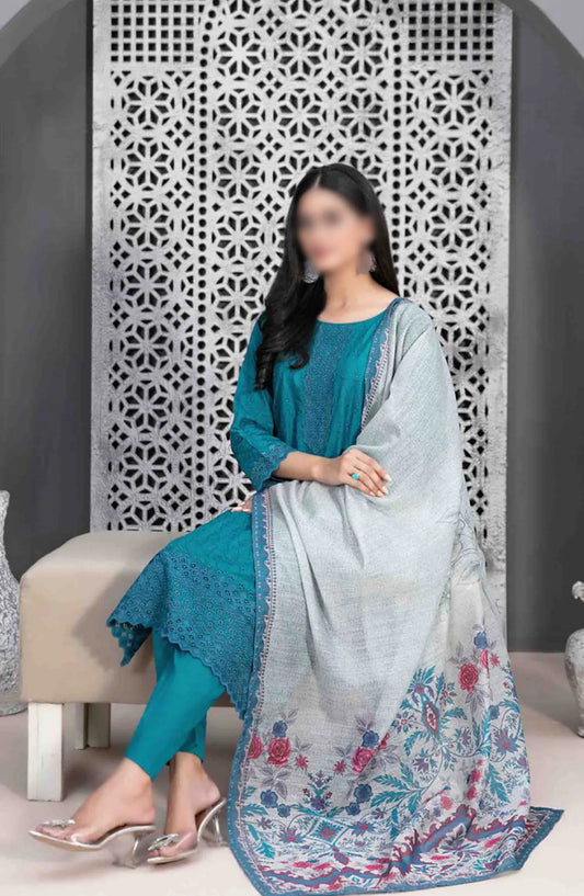 Leeba - Schiffli Embroidered Lawn Collection 2024 - D 3211
