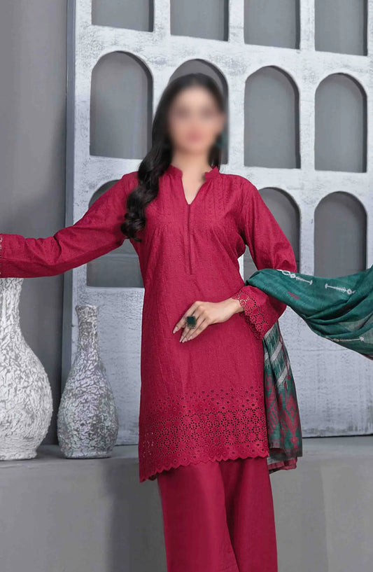 Leeba - Schiffli Embroidered Lawn Collection 2024 - D 3212