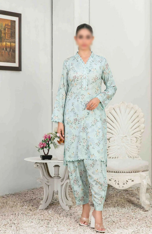 Nada - Digital Printed Lawn 2pcs Collection - D 3383