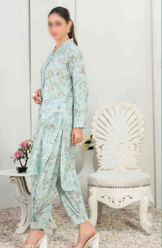 Nada - Digital Printed Lawn 2pcs Collection - D 3383