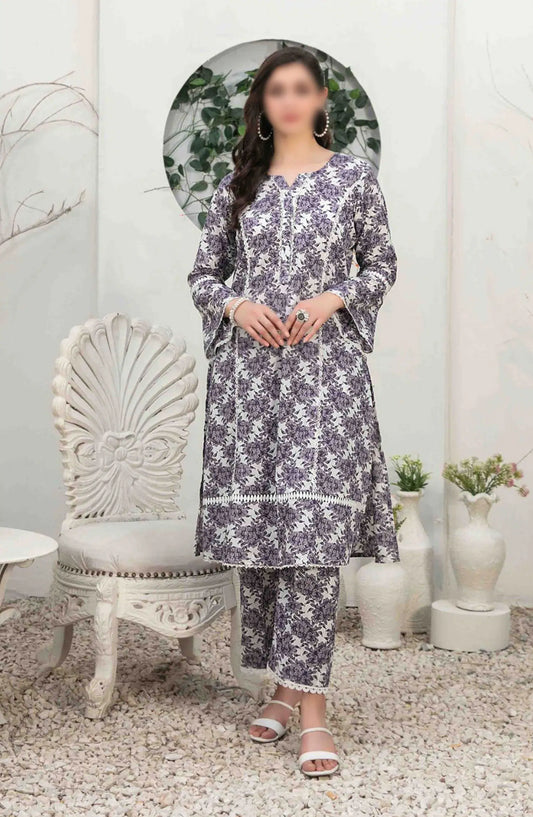 Nada - Digital Printed Lawn 2pcs Collection - D 3384