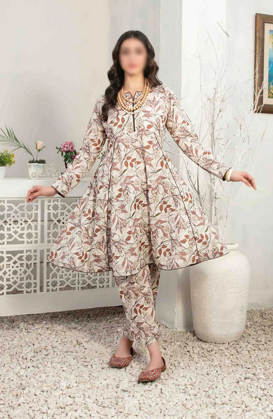 Nada - Digital Printed Lawn 2pcs Collection - D 3386