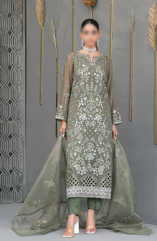 JIAH - Fancy Exclusive Embroidered Chiffon Collection 2024 - D 3746