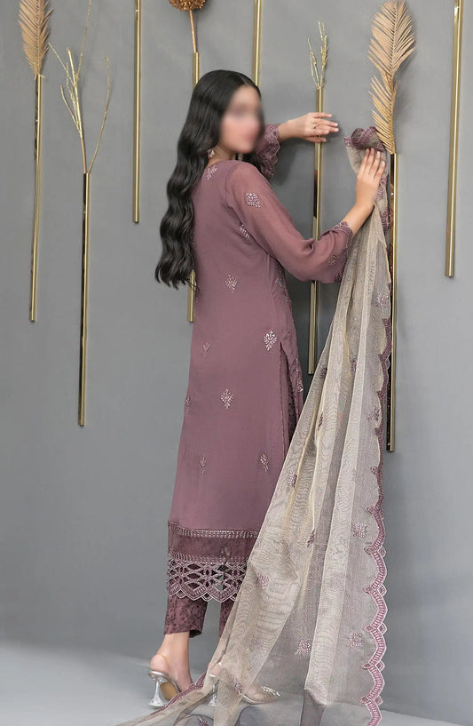 JIAH - Fancy Exclusive Embroidered Chiffon Collection 2024 - D 3747
