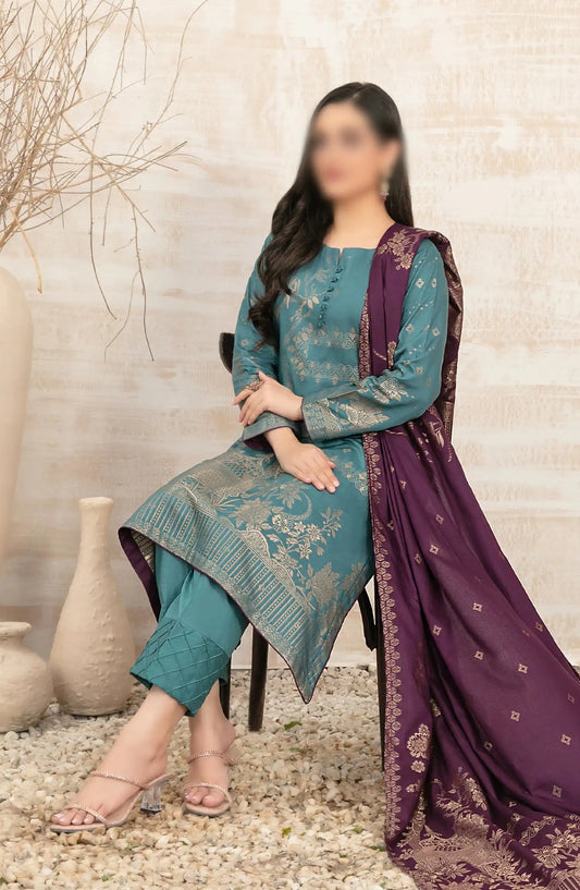 Umnia - Staple Broshia Banarsi 3pcs Collection - D 3886